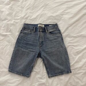 Denim Forum Men’s Washed Blue Jean Shorts